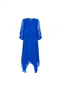 Camilla and Marc Dylan Midi Dress in Opium Blue Size AU 6 for rent on The Volte - image 2