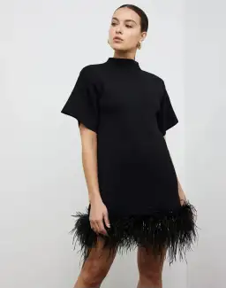 Rachel Gilbert Rita Mini Dress Black Size M / AU 10 for rent on The Volte - image 2