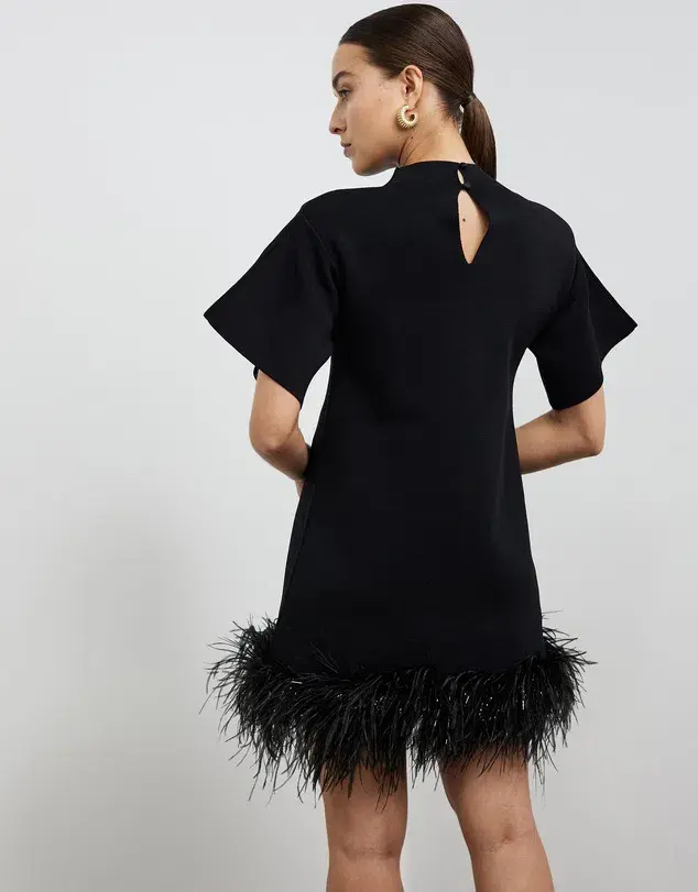 Rachel Gilbert Rita Mini Dress Black Size M / AU 10 for rent on The Volte - main image