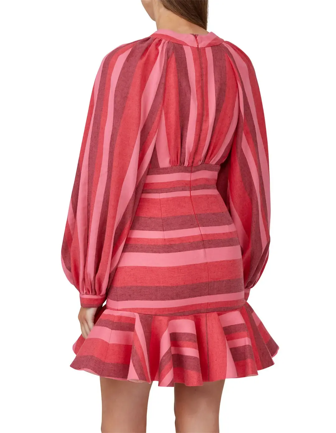 Acler Ellen Mini Dress Pink Size 6 for rent on The Volte - main image