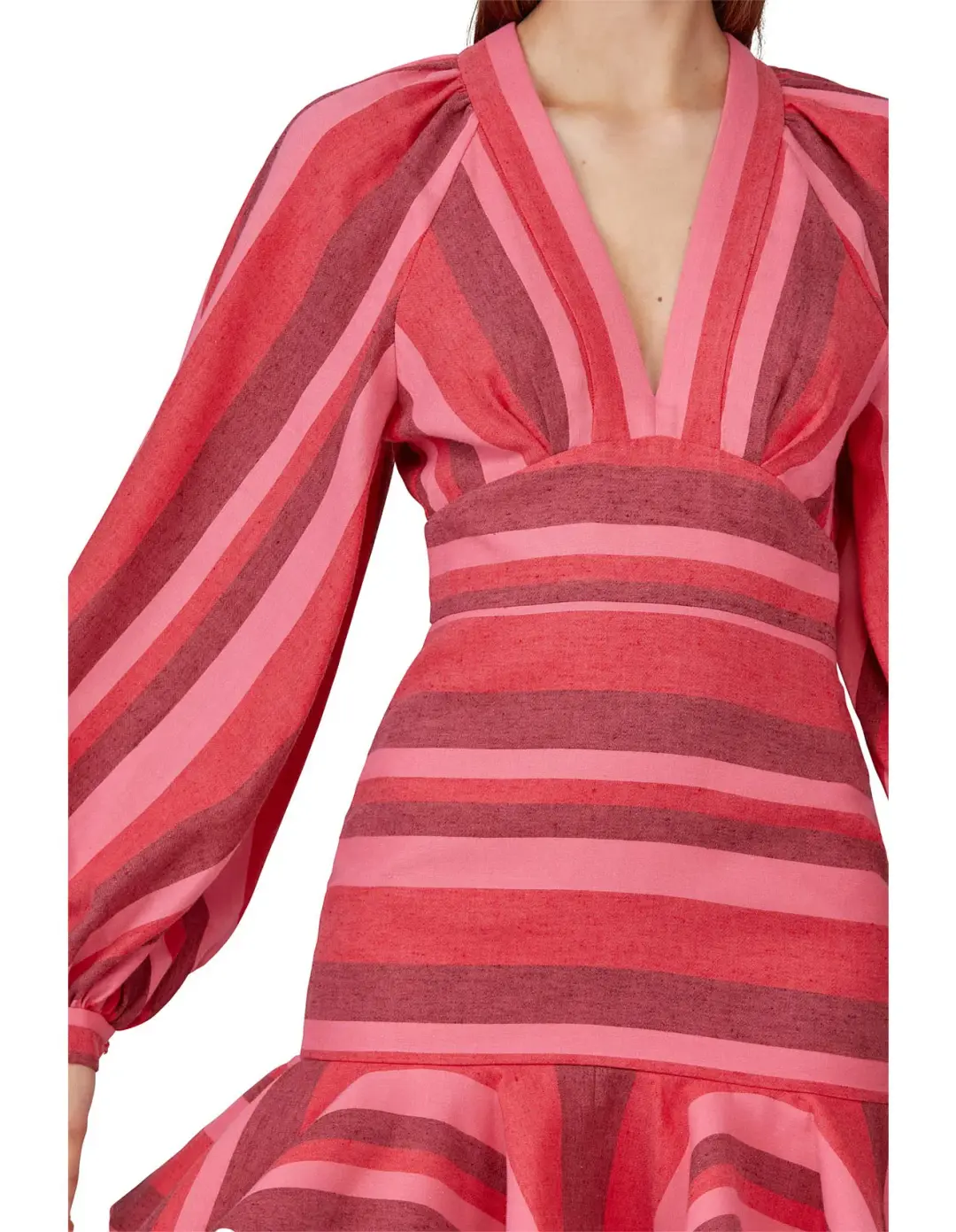 Acler Ellen Mini Dress Pink Size 6 for rent on The Volte - main image