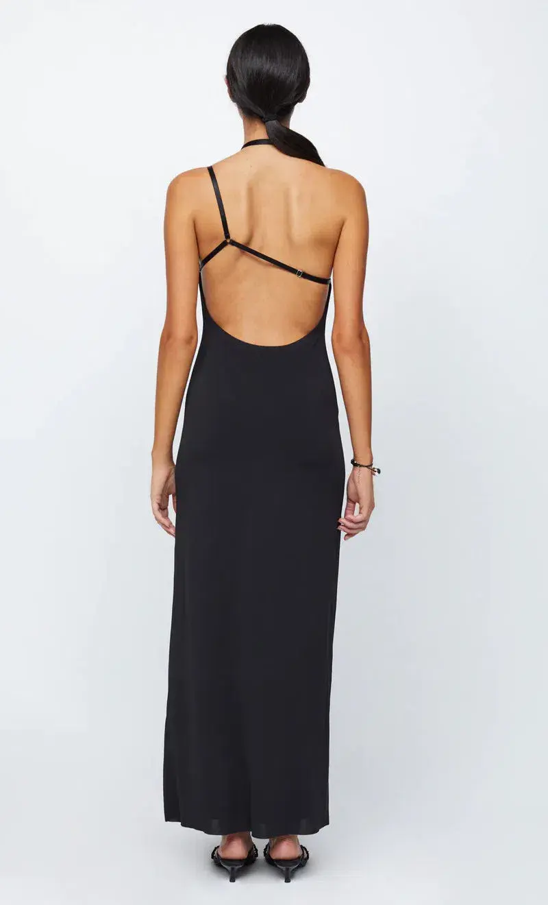 Bec & Bridge Zadie Asym Maxi Dress Black Size 6 / XS for rent on The Volte - main image