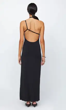 Bec & Bridge Zadie Asym Maxi Dress Black Size 6 / XS for rent on The Volte - image 2
