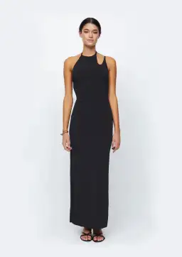 Bec & Bridge Zadie Asym Maxi Dress Black Size 6 / XS for rent on The Volte - image 1