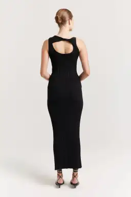 Henne Romee Knit Top and Skirt Set Black Size 8 for rent on The Volte - image 3