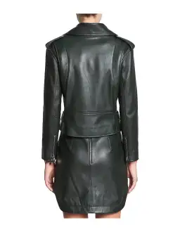 Manning Cartell Open Season Leather Biker Jacket Black Size 12/L for rent on The Volte - image 2