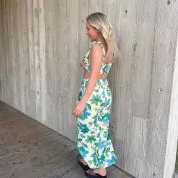 Sir the Label Alexandre Knot Bralette and Skirt Set Marguerite Print Size 1/Au 8 for rent on The Volte - image 5