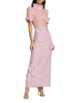 Zimmermann High Tide Flower Shirt and Skirt Set Lilac Size 0/AU 8 for rent on The Volte - image 2