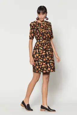 Gorman Paisley Cord Mini Dress Print Size 10 for rent on The Volte - image 1