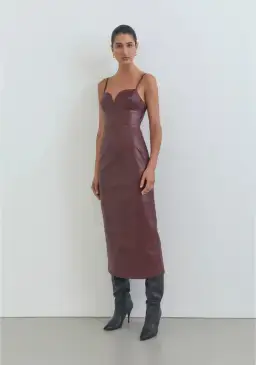 Viktoria And Woods Espionage Midi Burgundy Size AU 6 for rent on The Volte - image 1