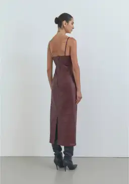 Viktoria And Woods Espionage Midi Burgundy Size AU 6 for rent on The Volte - image 2