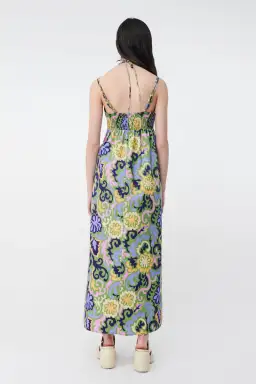 Suboo Print Henri Strappy Cutout Maxi Dress Multi-colored Size S / AU 8 for rent on The Volte - image 4