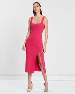 Bec & Bridge Hibiscus Islands Midi Flamingo Pink for rent on The Volte - image 1