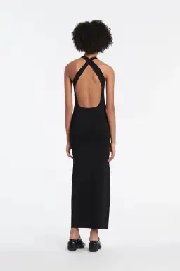 Sir The Label Aude Open Back Dress Black Size 1 / AU 8 for rent on The Volte - image 2