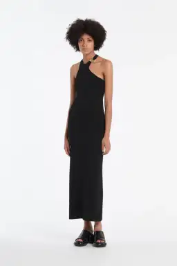 Sir The Label Aude Open Back Dress Black Size 1 / AU 8 for rent on The Volte - image 1