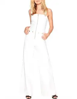 Alice McCall Quincy Jumpsuit Overalls White Size AU 10 for rent on The Volte - image 2