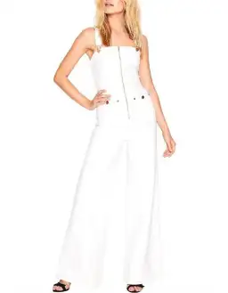 Alice McCall Quincy Jumpsuit Overalls White Size AU 10 for rent on The Volte - image 1