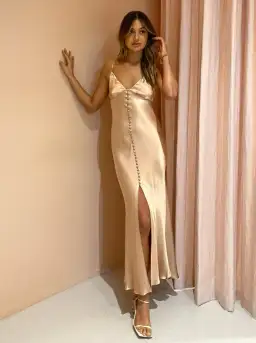 Shona Joy La Lune Bias Slip Dessert Rose Size AU 8 for rent on The Volte - image 1