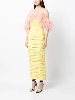 Rachel Gilbert Zion Dress Lemon Size 2 / AU 10 for rent on The Volte - image 2