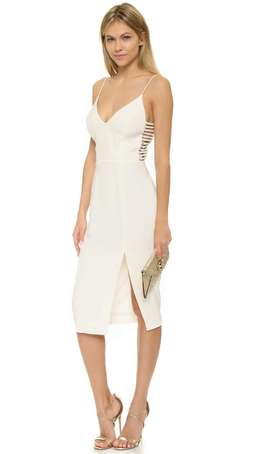 Zimmermann Crepe Harness Midi Dress