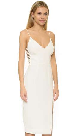 Zimmermann Crepe Harness Midi Dress