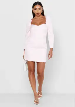 Elliatt Majestic Mini Dress Pink Size XL / Au 14