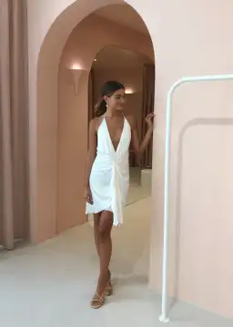 Manning Cartell Daydreamer Mini Dress Cream Size 12