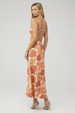 Significant Other Maeve Maxi Dress Scarlet Poppy Floral Size 6 for rent on The Volte - image 2