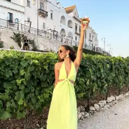 Camilla and Marc Zandar Dress Apple Sorbet Size 6 for rent on The Volte - image 2