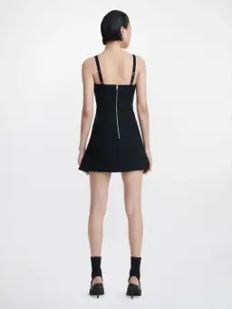 Dion Lee Hook and Eye Pocket Dress Black Size 8 for rent on The Volte - image 2