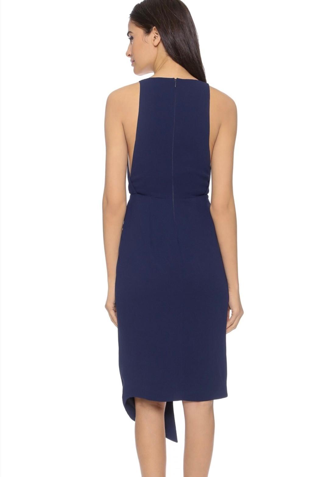 Nicholas Deep V Dress Navy Size 12 for rent on The Volte - main image