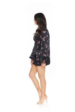 Rat & Boa Stevie Dress Black Floral Size 8 for rent on The Volte - image 4