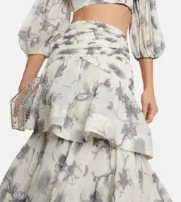 Zimmermann Kiera Set Top & Skirt White Size 4 for rent on The Volte - image 4