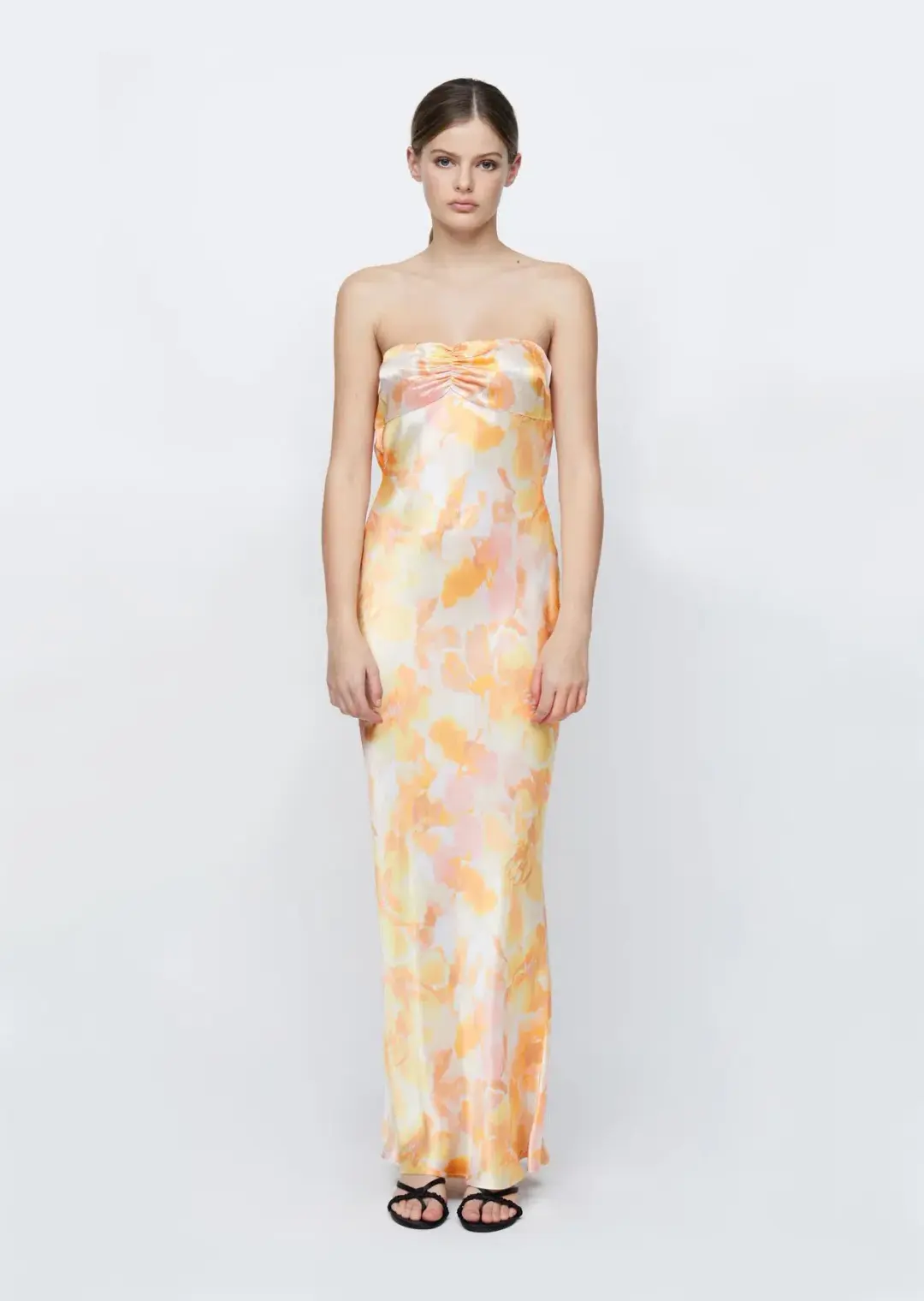 Bec & Bridge Indi Strapless Maxi Cream Size AU 6 for rent on The Volte - main image