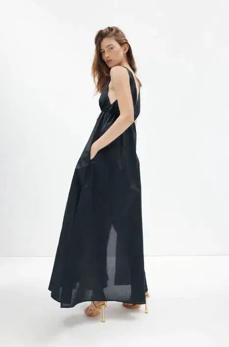 Manning Cartell Fantasy Island Maxi Dress Black Size AU 12 for rent on The Volte - main image