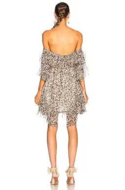 Zimmermann Prima Cherry Frill Mini Dress Cherry Floral Size 6 for rent on The Volte - image 2