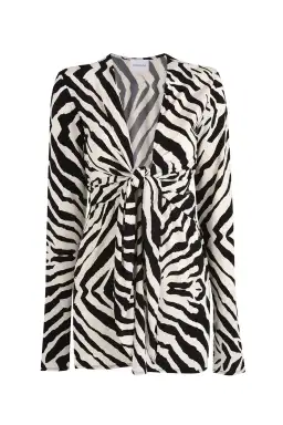 Rat & Boa Zebra Allegra Dress Black/White Size AU 10 for rent on The Volte - image 3