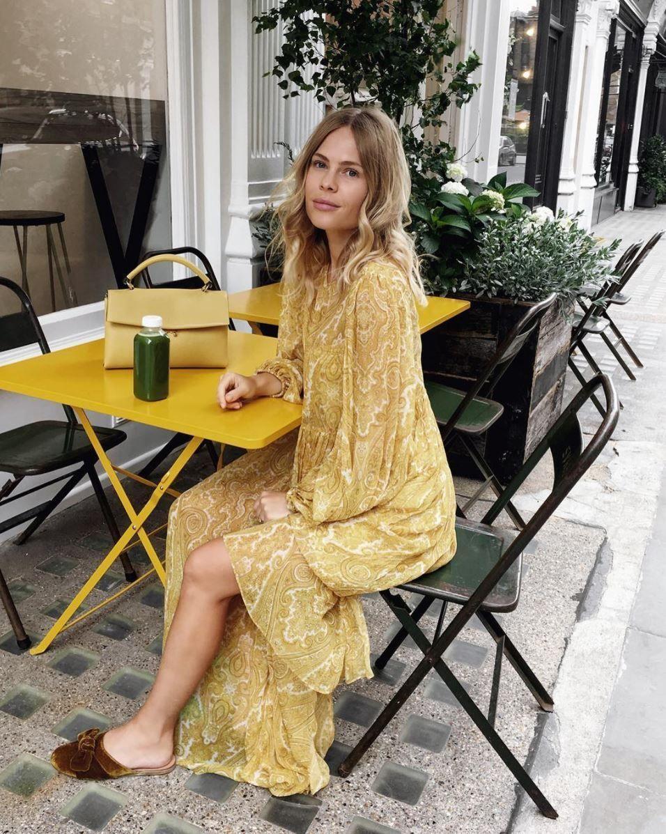 Zimmermann Lumino Paisley Midi Dress Yellow Paisley Size 6 for rent on The Volte - main image