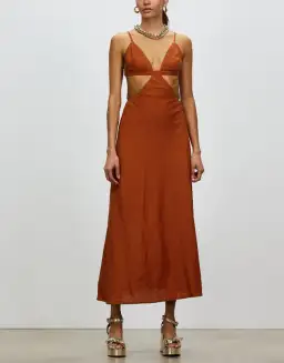 Cult Gaia Selah Dress Amber Size S / Au 8 for rent on The Volte - image 1