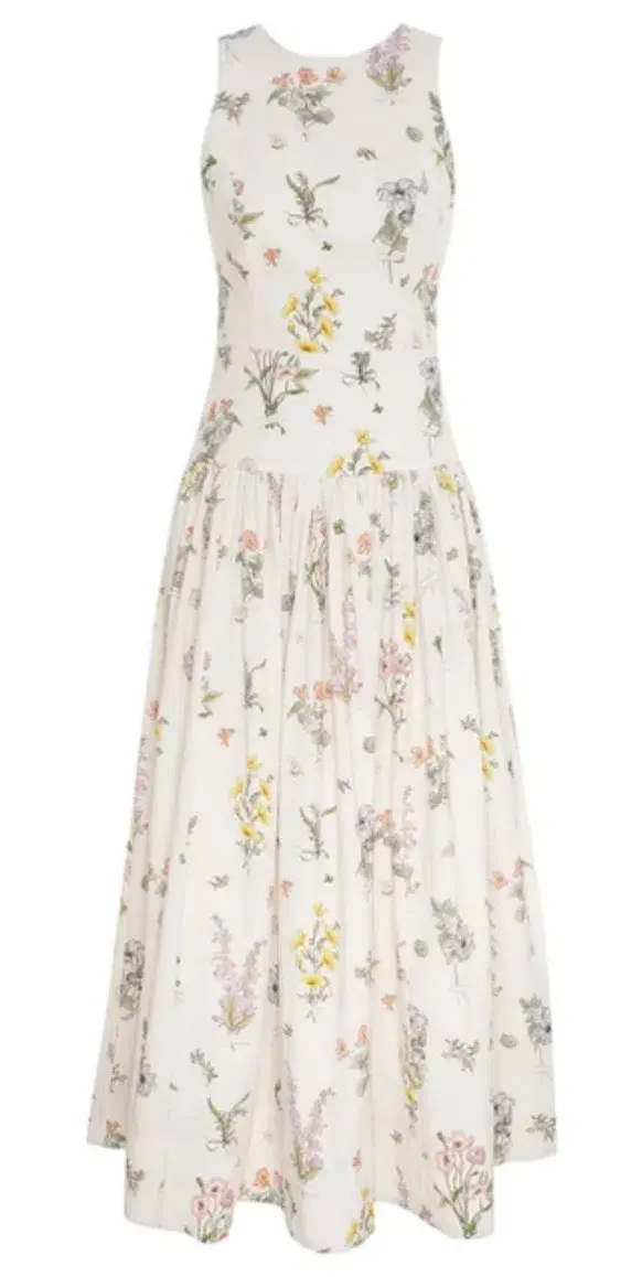 Zimmermann Jeannie Halter Midi Dress Bouquet Floral Size 0 / Au 8 - Image 2