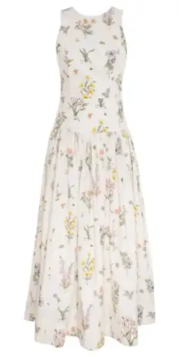 Zimmermann Jeannie Halter Midi Dress Bouquet Floral Size 0 / Au 8 for rent on The Volte - image 2
