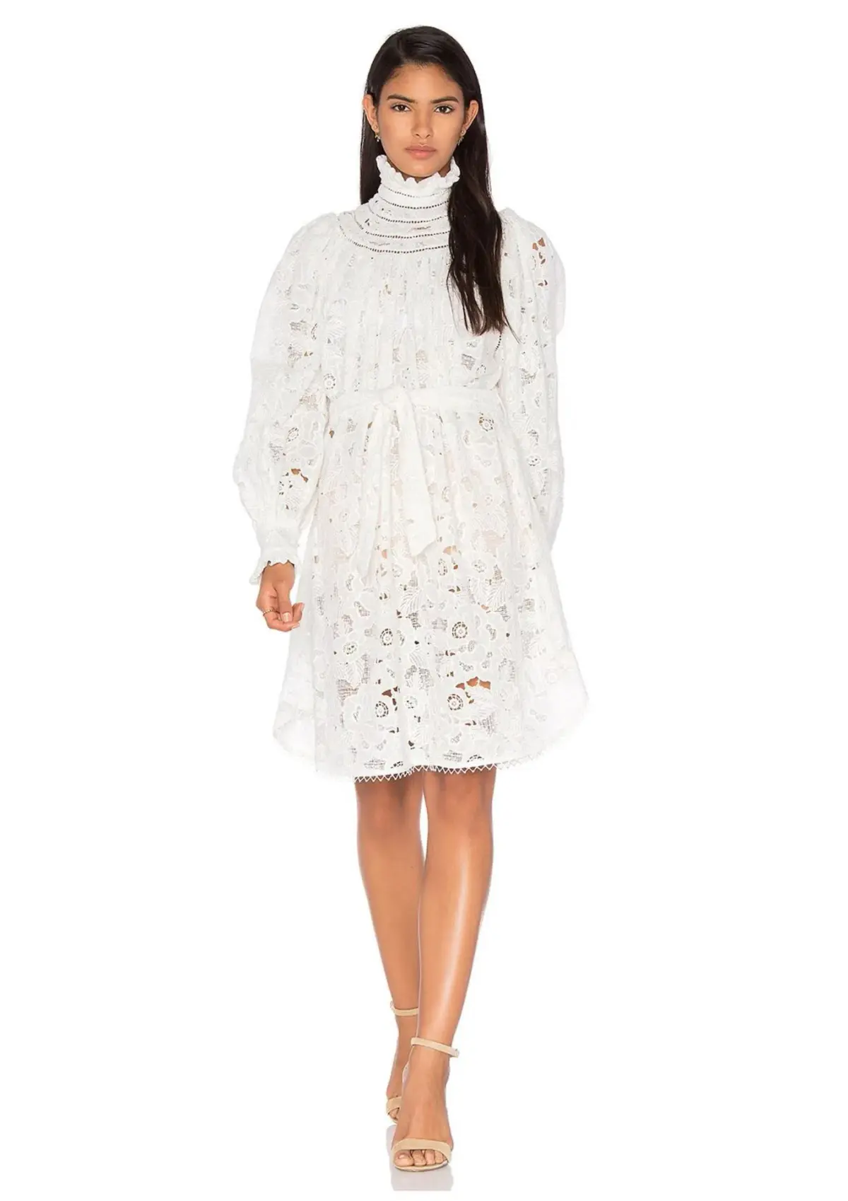 Zimmermann Master Chemisette Tunic Mini Dress Pearl Size 6 - Image 1