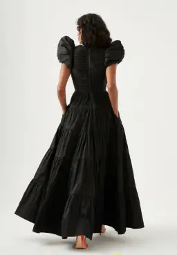 Aje Statuesque Tiered Gown Black Size 10 for rent on The Volte - image 4