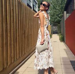 Zimmermann Alchemy Flutter Back Dress Print Size 6 for rent on The Volte - image 4