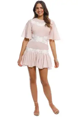 Keepsake The Label All Mine Mini Dress Pink Applique Size 6 for rent on The Volte - image 1