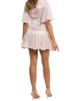 Keepsake The Label All Mine Mini Dress Pink Applique Size 6 for rent on The Volte - image 2