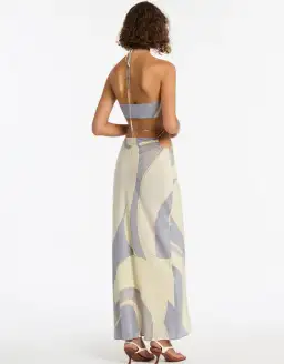 Sir the Label Adrianna Deconstructed Dress Cesco Print Size / Au 8 for rent on The Volte - image 2