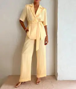 Viktoria & Woods Chorus Shirt & Pilot Pants Flax Size 6