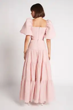 Aje Esme Puff Sleeve Cropped Top Pink Size 10 / M for rent on The Volte - image 2