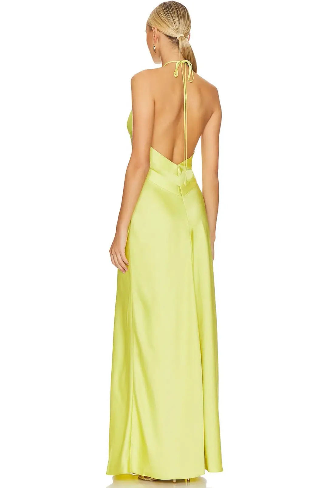 Ronny Kobo Wonder Dress Chartruse Size 8 for rent on The Volte - main image